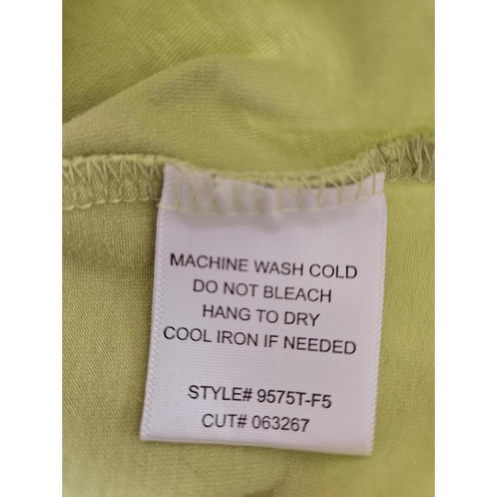 City Girl Medium green open fabric with attached lining jacket w/ matching tank - Picture 7 of 7